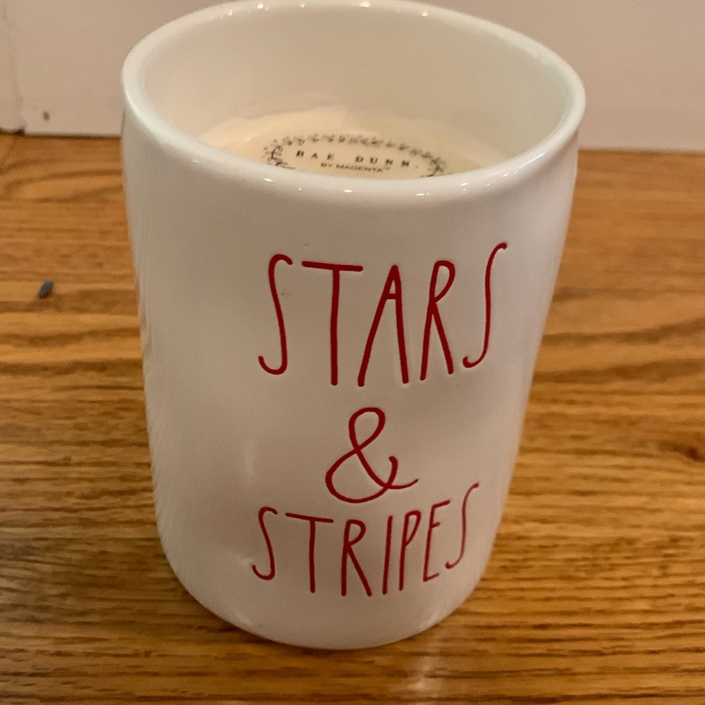 Rae Dunn “Stars and Stripes” Candle